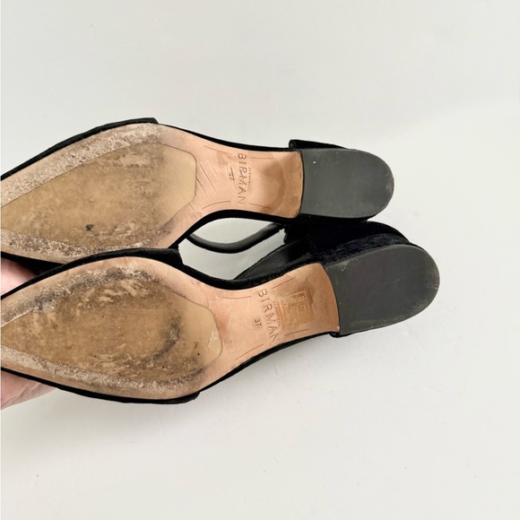 Alexandre Birman Florence Velvet Pump Strappy Kitten Heel Preppy Classic Size 37 - Picture 8 of 8